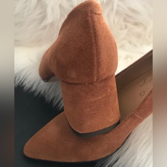 LORENZO DEI Italian Design-Genuine Suede/Leather Pumps size:7 •made: ROMANIA - Picture 5 of 6